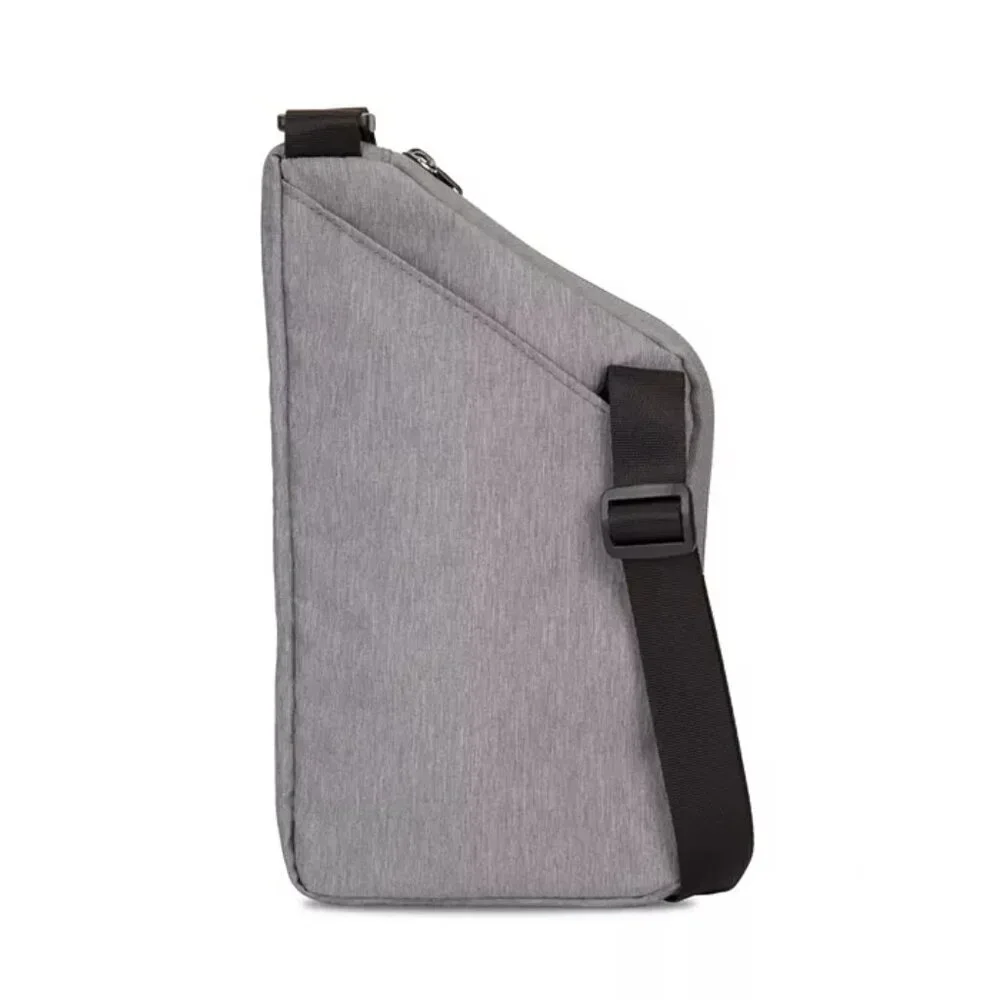 TRAVELON Gray Slim Crossbody Bag/Brand New in Package!!